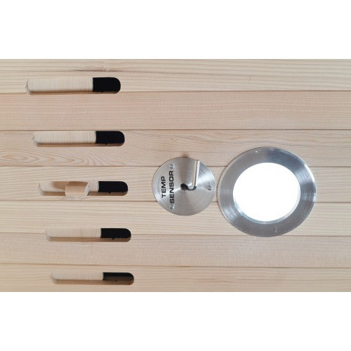 Sunray 2 Person Indoor Infrared Cedar HL200K Sierra | Empire Saunas