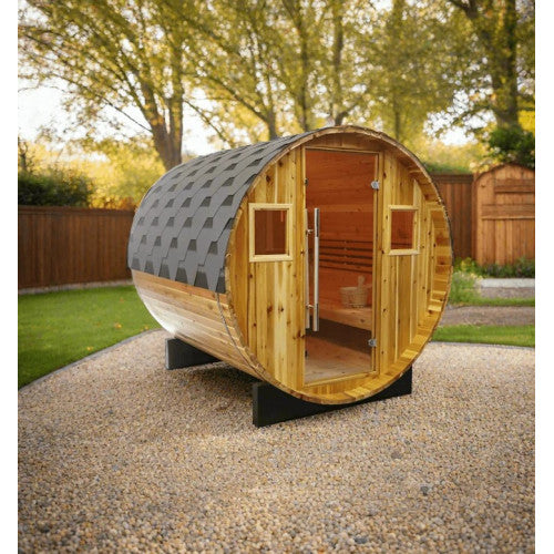 Sunray Galley 4-Person Traditional Outdoor Barrel | Empire Saunas
