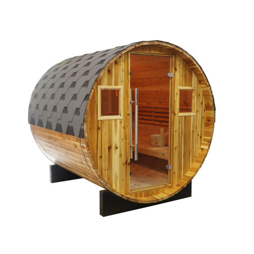 Sunray Galley 4-Person Traditional Outdoor Barrel | Empire Saunas