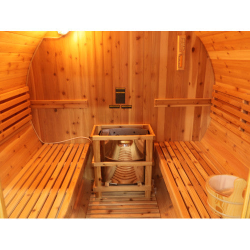 Sunray Galley 4-Person Traditional Outdoor Barrel | Empire Saunas