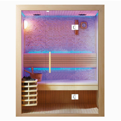 Sunray Rockledge 2-Person Luxury Indoor Traditional | Empire Saunas