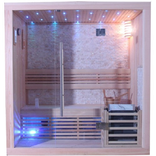 Sunray Westlake 3-Person Luxury Indoor Traditional | Empire Saunas