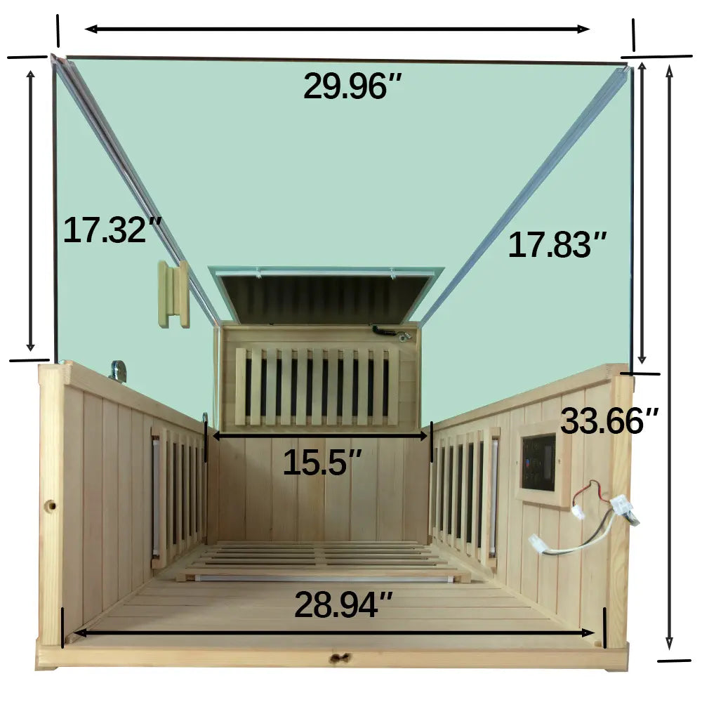 Wizzi Saunas 1 Person Mini Full Spectrum Infrared | Empire Saunas