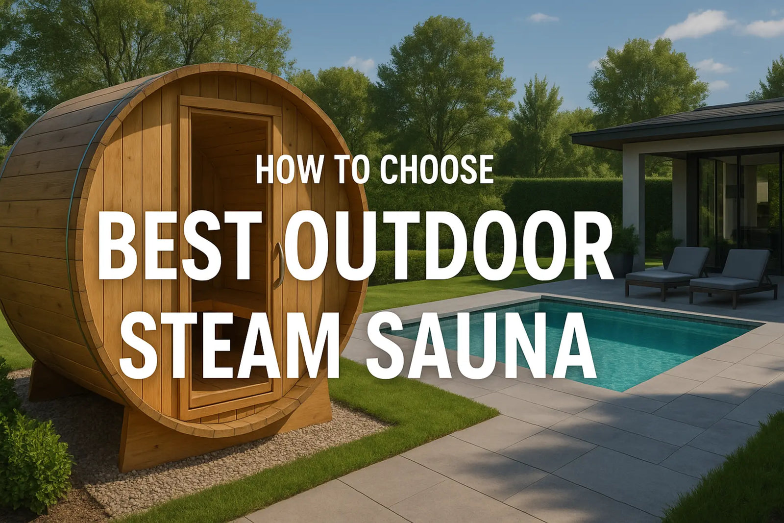 The Ultimate Guide to Choosing the Best Outdoor Steam Saunas