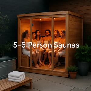 5-6 Person Saunas