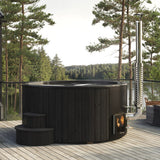 SaunaLife Model S6B 7-Person Wood-Burning Hot Tub