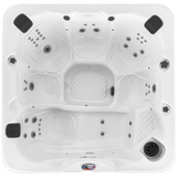 American Spas 6 Person Bench 45 Jets Spa Tub View