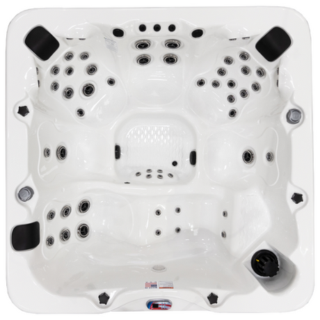 American Spas 6 Person Bench 56-Jet Spa Tub View