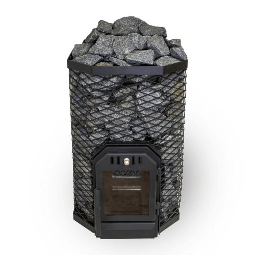 Cozy Heat 12 Wood Burning Sauna Stove Front View