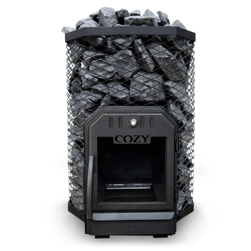 Cozy Heat 18 Wood Burning Sauna Stove Front View