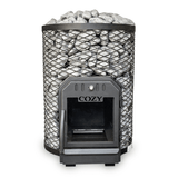 Cozy Heat O18 Wood Burning Sauna Stove Front View