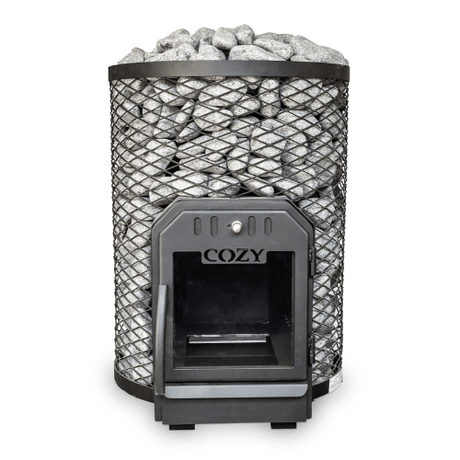 Cozy Heat O18 Wood Burning Sauna Stove Front View