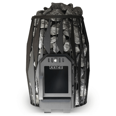 Cozy Heat COZYOG18 Wood Burning Sauna Stove Front View