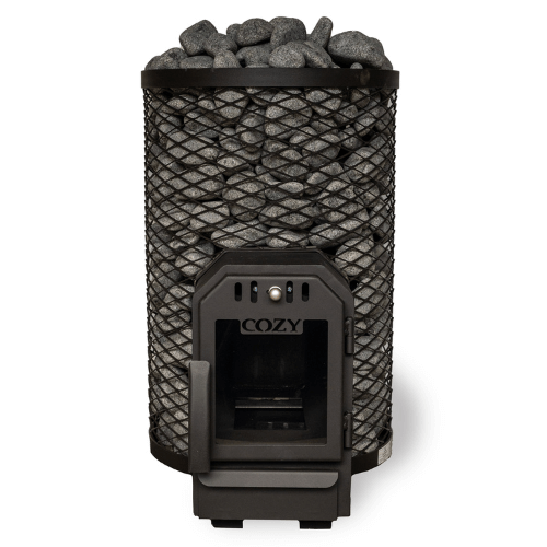 Cozy Heat COZYOTW12 Thru-Wall Sauna Stove Front View