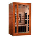 Left side view of the Golden Designs Dynamic Cordoba Full Spectrum sauna