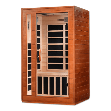 Right side view of the Golden Designs Dynamic Cordoba Low EMF Infrared Sauna