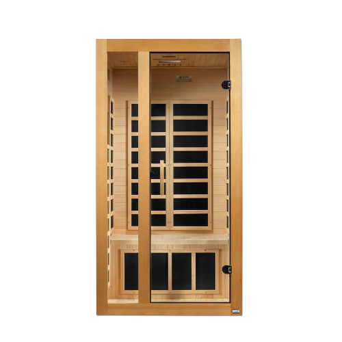 Front view of the Gracia 1-2 Person Low EMF FAR Infrared Sauna