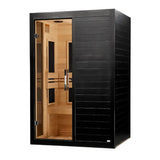 Dynamic Lucca DYN-6215-06 2 Person Low EMF FAR Infrared Sauna – Black