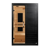 Dynamic Lucca DYN-6215-06 Elite 2-Person Ultra Low EMF FAR Infrared Sauna – Black