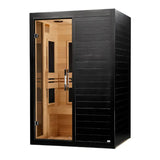 Dynamic Lucca DYN-6215-06 Elite 2-Person Ultra Low EMF FAR Infrared Sauna – Black