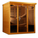 Left side view of the Golden Designs Dynamic Monaco Ultra Low EMF sauna