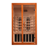 Front view of the Golden Designs Dynamic Santiago Full Spectrum sauna