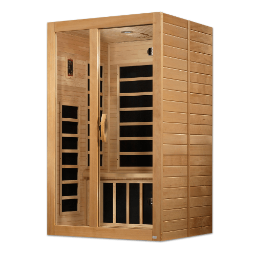 Right side view of the Golden Designs Dynamic Santiago Low EMF Infrared Sauna