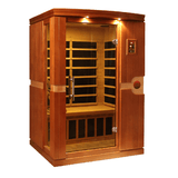 Left side view of the Golden Designs Dynamic Venice Low EMF Infrared Sauna