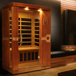 A lifestyle view of the Golden Designs Dynamic Venice Elite Ultra Low EMF sauna