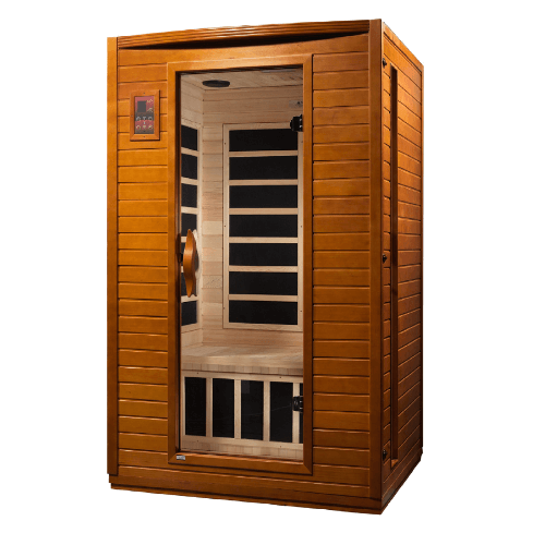 Right side view of the Golden Designs Dynamic Versailles Low EMF Infrared Sauna