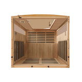 Top view of the Golden Designs Dynamic Versailles Low EMF Infrared Sauna