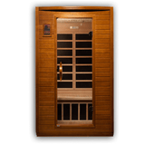 Front view of the Golden Designs Dynamic Versailles Low EMF Infrared Sauna