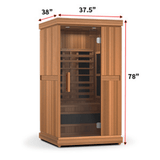 Finnmark Fd-1 Full-Spectrum Infrared Sauna with Dimension