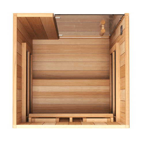 Finnmark Fd-1 Full-Spectrum Infrared Sauna Open Topview