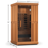 Finnmark Fd-1 Full-Spectrum Infrared Sauna with Diagram