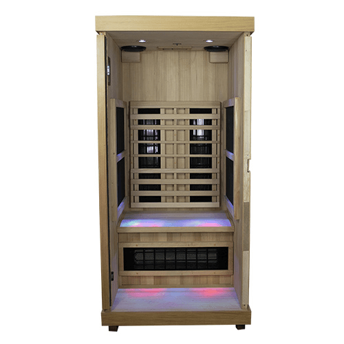 Finnmark Fd-1 Full-Spectrum Infrared Sauna Front open view