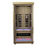 Finnmark Fd-1 Full-Spectrum Infrared Sauna Front open view