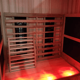 Finnmark Fd-2 Full-Spectrum Infrared Sauna Front Bench View