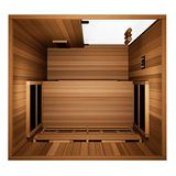 Finnmark Fd-2 Full-Spectrum Infrared Sauna Top View