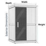 Finnmark Fd-2 Full-Spectrum Infrared Sauna Diagram