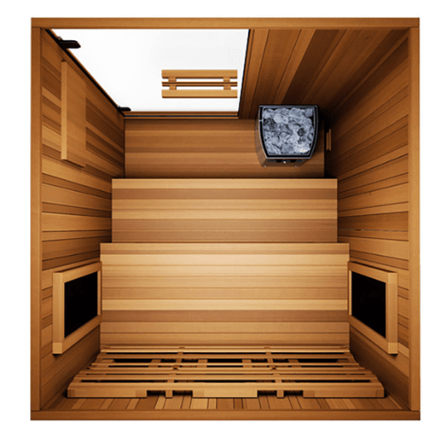 Finnmark Fd-4 Trinity Infra-Steam Sauna Top View