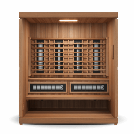 Finnmark Fd-5 Trinity XL Infra-Steam Sauna Open View