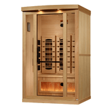 Right side view of the Golden Designs 2-Person Full Spectrum Infrared Sauna