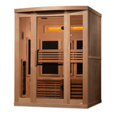 Right side view of the Golden Designs 3-Person Full Spectrum Sauna