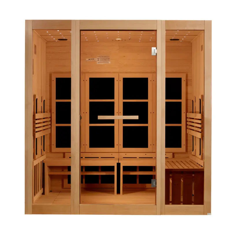 Golden Designs GDI-6880-03 FS 8 Person Full Spectrum Near Zero EMF Infrared Sauna