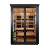 Golden Designs Kaskinen GDI-8526-04 6-Person Outdoor Hybrid Full Spectrum Infrared & Traditional Sauna