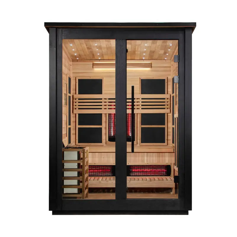 Golden Designs Loviisa GDI-8523-04 3-Person Hybrid Outdoor Sauna