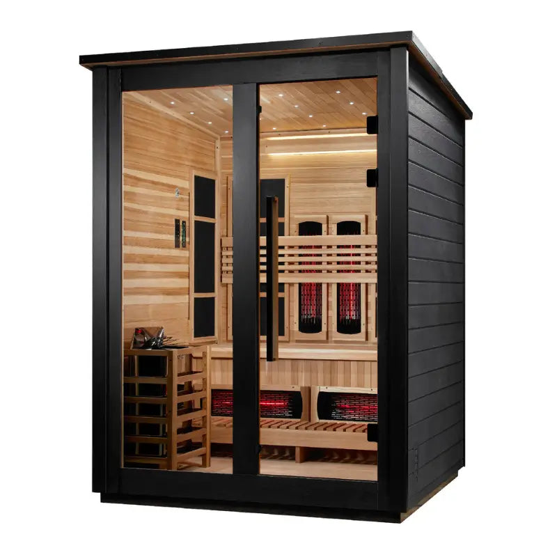 Golden Designs Loviisa GDI-8523-04 3-Person Hybrid Outdoor Sauna