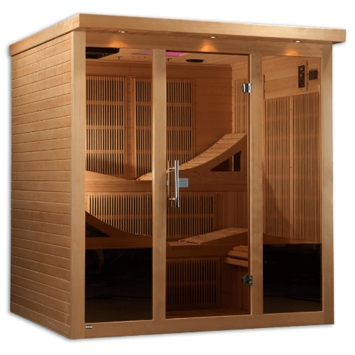 Golden Designs Monaco 6-person Near Zero EMF Infrared | Empire Saunas