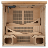 Golden Designs Monaco 6-person Near Zero EMF Infrared | Empire Saunas